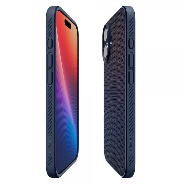 Spigen iPhone 17 Cover Liquid Air Navy Blue