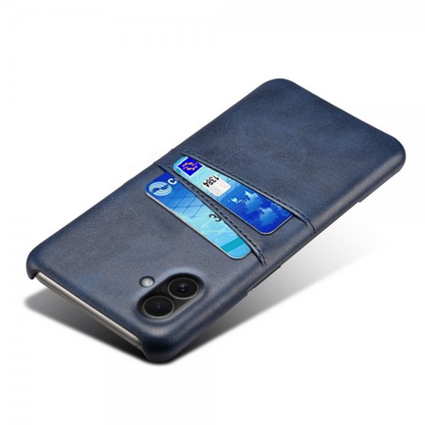 iPhone 17 Cover med to Kortlommer Blå