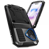 R-JUST iPhone 17 Cover Metal Stødabsorberende Sort