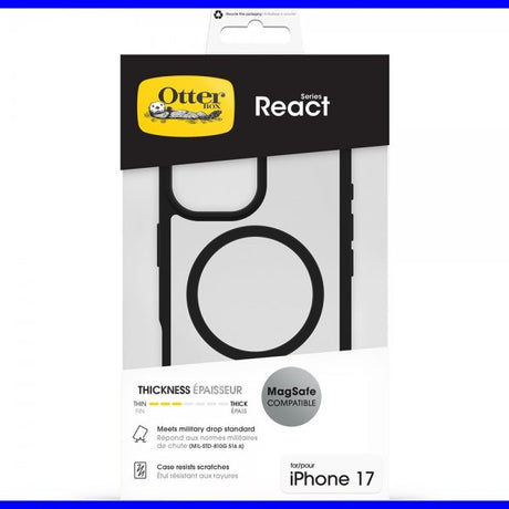 Otterbox iPhone 17 Cover React MagSafe Black Crystal