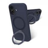 dbramante1928 iPhone 17 Cover Roskilde MagSafe Kickstand ICON Deep Water