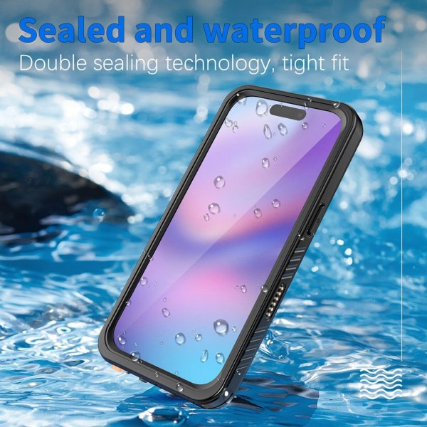 4smarts iPhone 17 Cover Stark IP68 MagSafe Sort