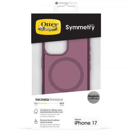 Otterbox iPhone 17 Cover Symmetry Clear MagSafe Purple Mystery