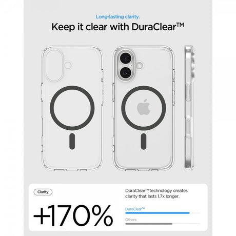 Spigen iPhone 17 Cover Ultra Hybrid MagFit Clear Graphite
