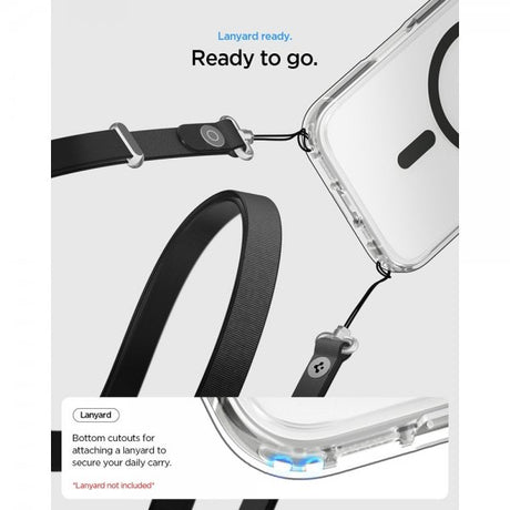 Spigen iPhone 17 Cover Ultra Hybrid MagFit Clear Graphite