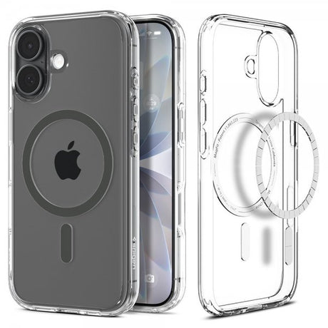 Spigen iPhone 17 Cover Ultra Hybrid MagFit Clear Graphite