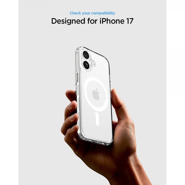 Spigen iPhone 17 Cover Ultra Hybrid MagFit Clear White