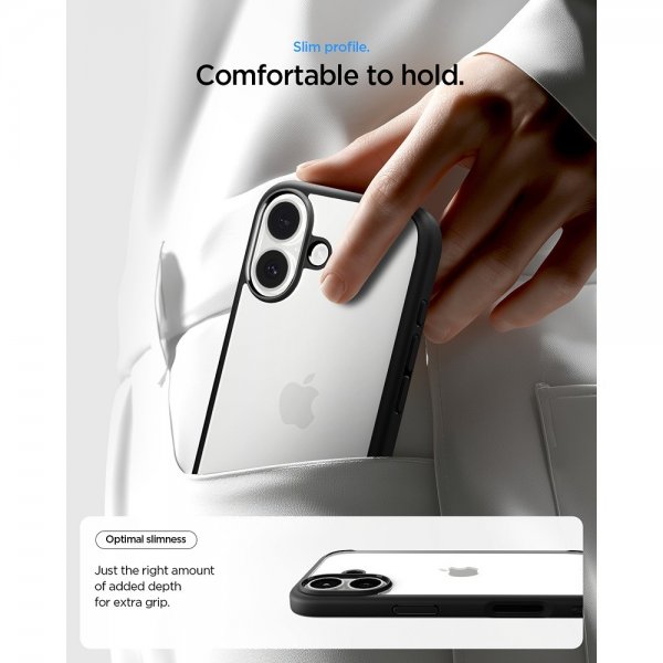 Spigen iPhone 17 Cover Ultra Hybrid Mat Sort