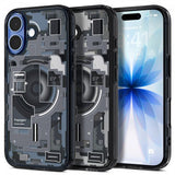 Spigen iPhone 17 Cover Ultra Hybrid Zero One MagFit Sort