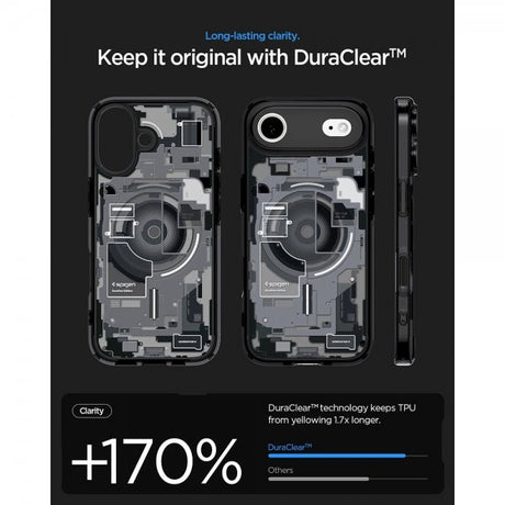 Spigen iPhone 17 Cover Ultra Hybrid Zero One MagFit Sort