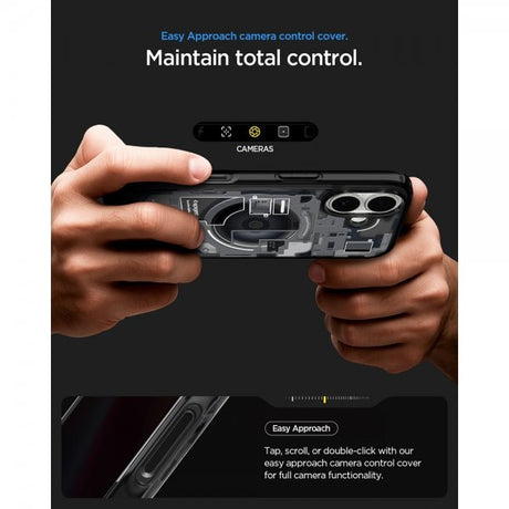 Spigen iPhone 17 Cover Ultra Hybrid Zero One MagFit Sort