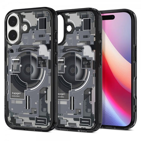 Spigen iPhone 17 Cover Ultra Hybrid Zero One MagFit Sort