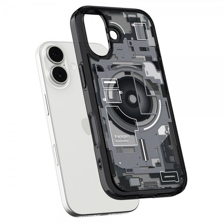 Spigen iPhone 17 Cover Ultra Hybrid Zero One MagFit Sort