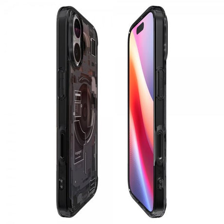 Spigen iPhone 17 Cover Ultra Hybrid Zero One MagFit Sort