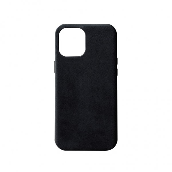 Journey iPhone 12/12 Pro Cover Ægte Læder Sort