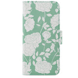 holdit iPhone 6/6S/7/8/SE Cover Wallet Case Green Flowers
