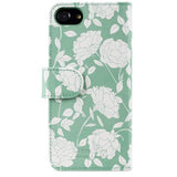 holdit iPhone 6/6S/7/8/SE Cover Wallet Case Green Flowers