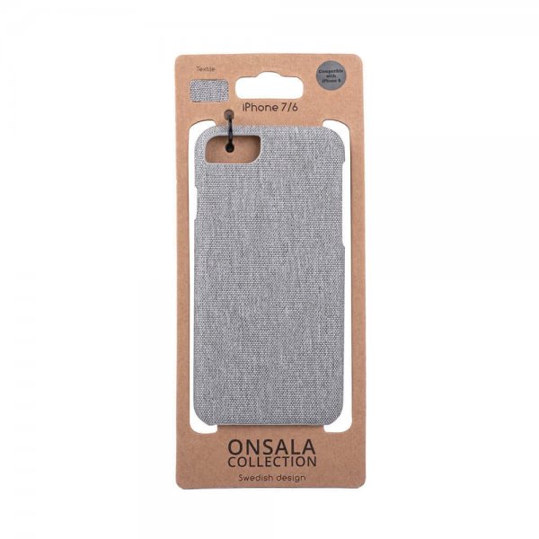 Onsala iPhone 6/6S/7/8/SE Cover Tekstil Grå