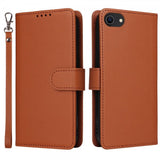 Betopnice iPhone 6/6S/7/8/SE Cover med Aftageligt Cover 005 Brun