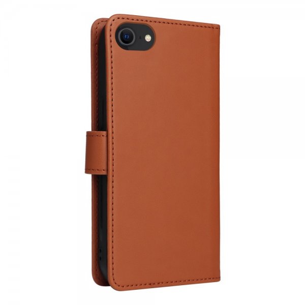 Betopnice iPhone 6/6S/7/8/SE Cover med Aftageligt Cover 005 Brun
