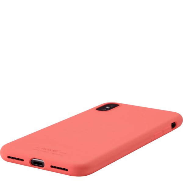holdit iPhone X/Xs Cover Silikone Koral