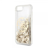 Guess iPhone 7/8/SE Cover Glitter Circle Guld