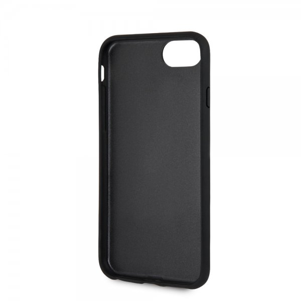 BMW iPhone 7/8/SE Cover Logo Perforeret Sort