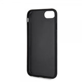 BMW iPhone 7/8/SE Cover Logo Perforeret Sort