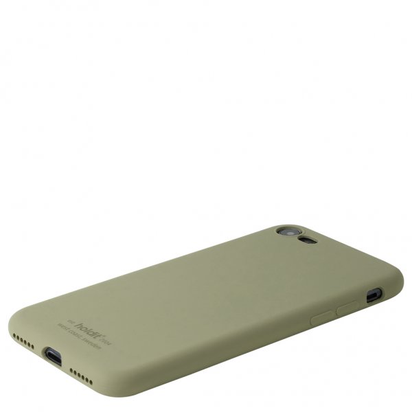 holdit iPhone 7/8/SE Cover Silikone Khaki Grøn