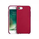 Xqisit iPhone 7/8/SE Cover Silikone-etui Rød