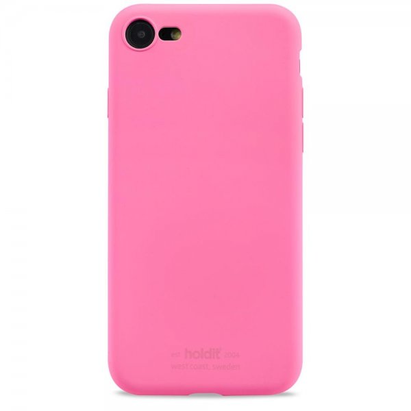 holdit iPhone 7/8/SE Cover Silikone Bright Pink