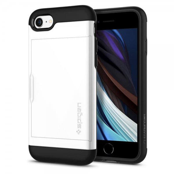 Spigen iPhone 7/8/SE Cover Slim Armor CS Jet White