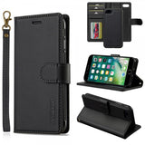 Lc.Imeeke iPhone 7/8/SE Cover med Aftageligt Cover L2 Series MagSafe Sort