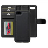 Lc.Imeeke iPhone 7/8/SE Cover med Aftageligt Cover L2 Series MagSafe Sort