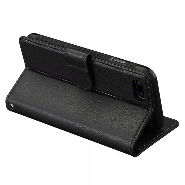 Lc.Imeeke iPhone 7/8/SE Cover med Aftageligt Cover L2 Series MagSafe Sort