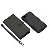 Lc.Imeeke iPhone 7/8/SE Cover med Aftageligt Cover L2 Series MagSafe Sort