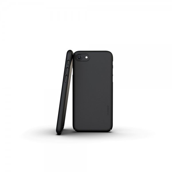 Nudient iPhone 7/8/SE Cover Thin Case V3 Ink Black