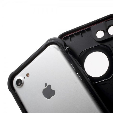 Redpepper iPhone 7/8/SE Cover Vandtæt IP68 Sort