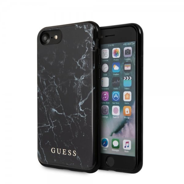 Guess iPhone 7/8/SE Cover Marble Sort