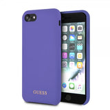 Guess iPhone 7/8/SE Cover Silikone Logo Lilla