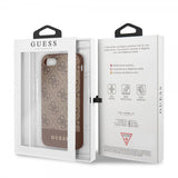Guess iPhone 7/8/SE Cover Stripe Brun