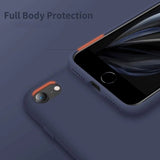 Rvelon iPhone 7/8/SE Cover Silikone Blå