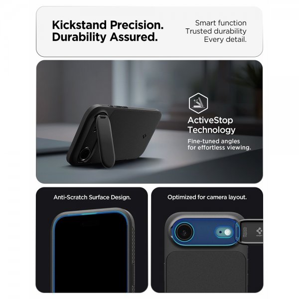 Spigen iPhone Air Cover Optik Armor MagFit Sort