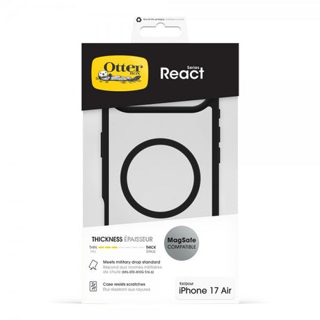 Otterbox iPhone Air Cover React MagSafe Black Crystal