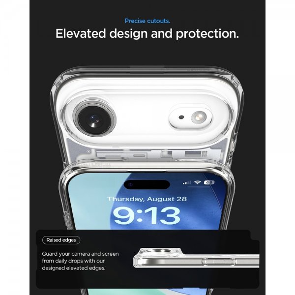 Spigen iPhone Air Cover Ultra Hybrid Zero One MagFit Hvid