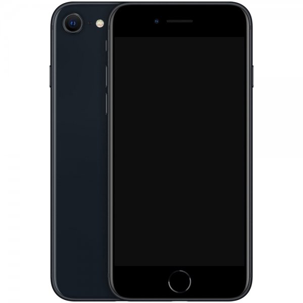 Brugt Apple iPhone SE 2022 (gen 3) Sort 64GB God stand