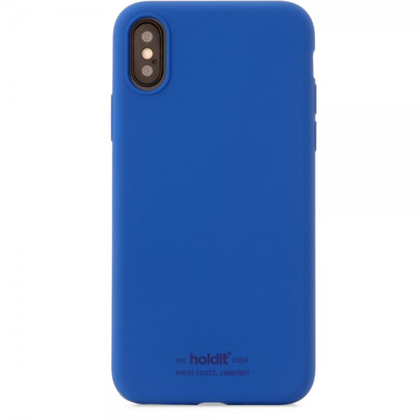 holdit iPhone X/Xs Cover Silikone Royal Blue