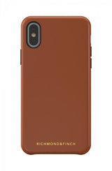 Richmond & Finch iPhone X/Xs Cover Wallet Aftageligt etui Brun