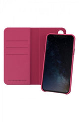 Richmond & Finch iPhone X/Xs Cover Wallet Aftagelig skal Rosa