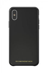 Richmond & Finch iPhone X/Xs Cover Wallet Aftageligt cover Sort